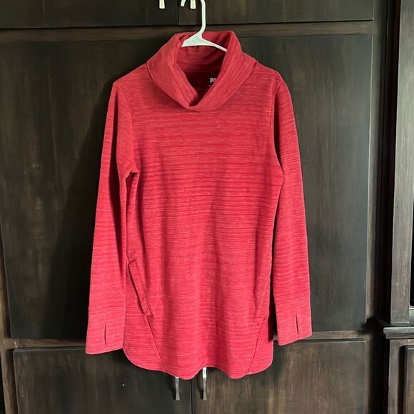 DULUTH TRADING COMPANY Knit Cowl Neck Tunic Top Small - Picture 1 of 6